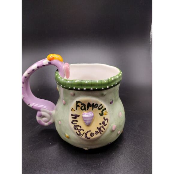 Whimsical “Camp Grandma” Ceramic Mug – Famous Hugs & Cookies – Gift for Grandma - Picture 4 of 8